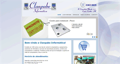 Desktop Screenshot of clanpabe.com.br